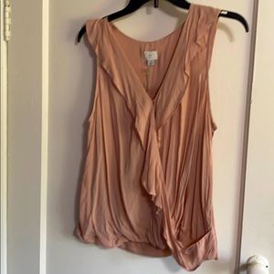 A new day sleeveless blouse. Light pink. Size M